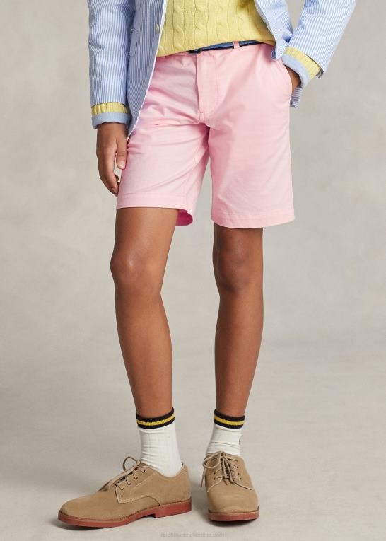 pink oxford børn Ralph Lauren oxford shorts i lige pasform Z426B6005