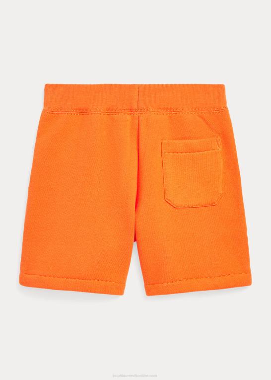 resort orange børn Ralph Lauren fleece snøre kort Z426B5840