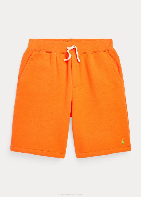 resort orange børn Ralph Lauren fleece snøre kort Z426B6201