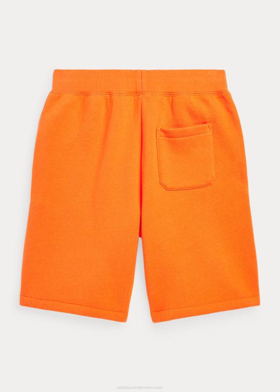 resort orange børn Ralph Lauren fleece snøre kort Z426B6201