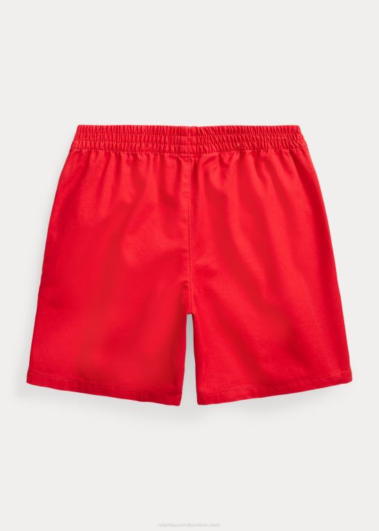 rl 2000 rød børn Ralph Lauren stræk chino kort Z426B5887