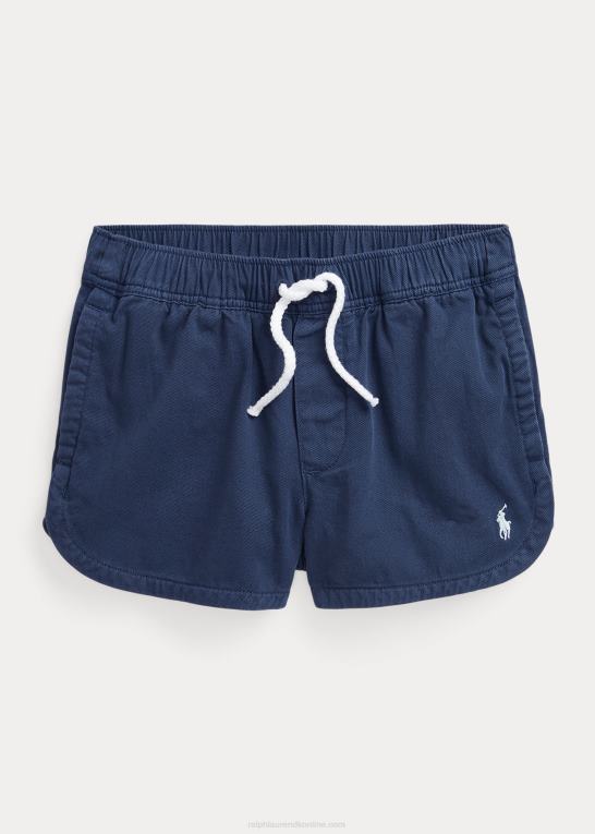 rustik marine børn Ralph Lauren bomuldstwill kort Z426B9964