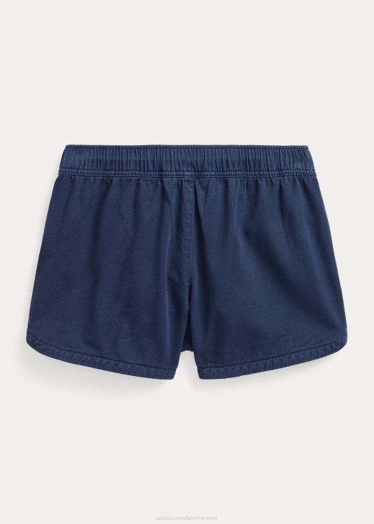 rustik marine børn Ralph Lauren bomuldstwill kort Z426B9964