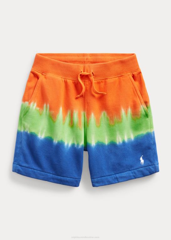 safir stjerne multi børn Ralph Lauren tie-dye fleece kort Z426B6530