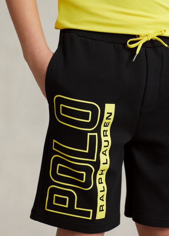 sort børn Ralph Lauren logo dobbeltstrikket kort Z426B5969