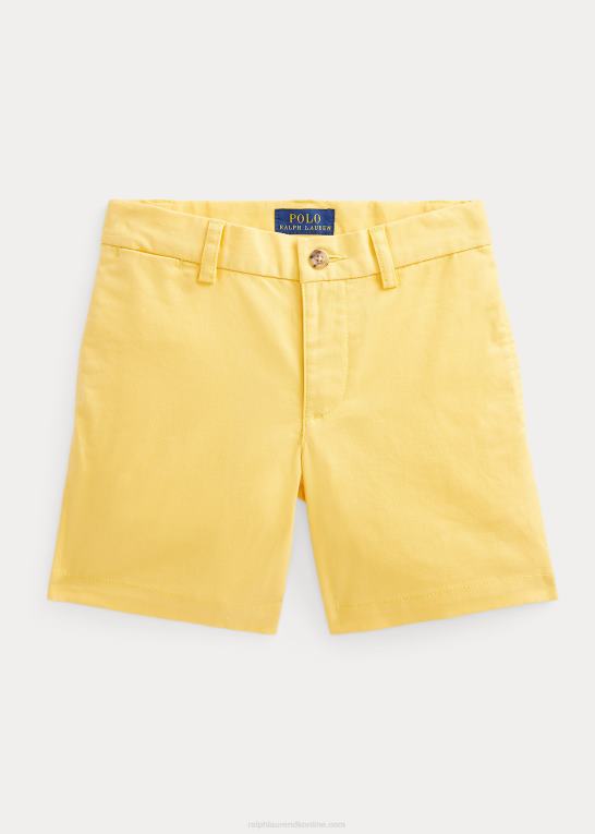 strand gul børn Ralph Lauren lige pasform flex abrasion twill kort Z426B5622