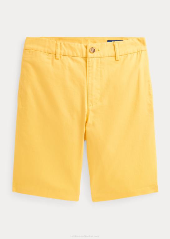 strand gul børn Ralph Lauren lige pasform flex abrasion twill kort Z426B5646