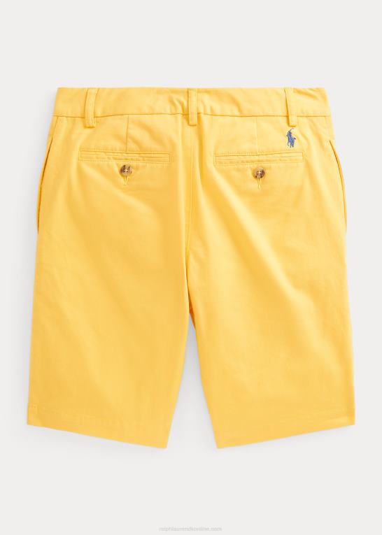 strand gul børn Ralph Lauren lige pasform flex abrasion twill kort Z426B5646