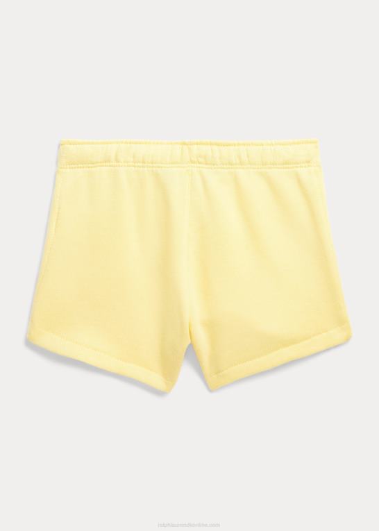 wicket gul børn Ralph Lauren stort pony logo frotté kort Z426B6803