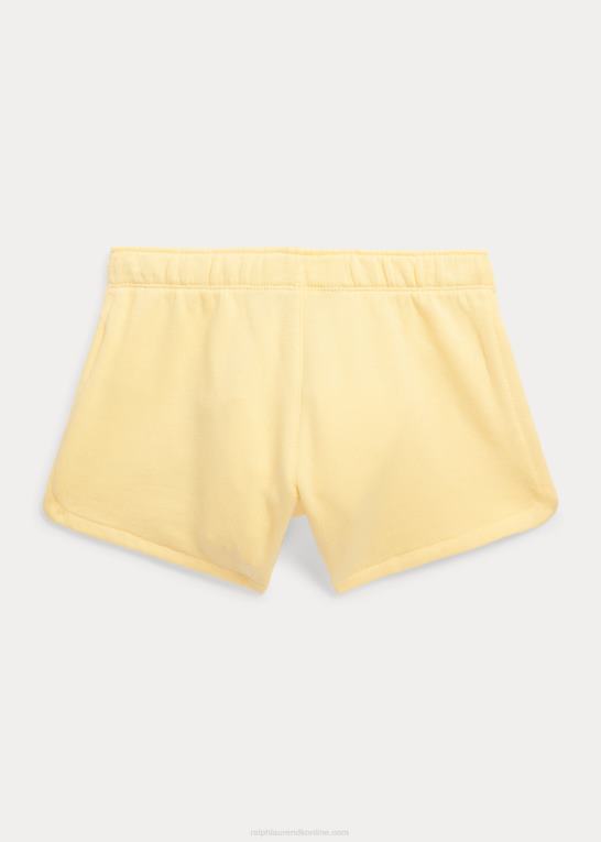 wicket gul børn Ralph Lauren stort pony logo frotté kort Z426B7053