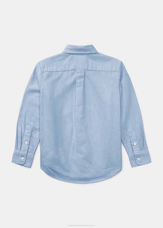 blå børn Ralph Lauren den ikoniske oxford-skjorte Z426B5709