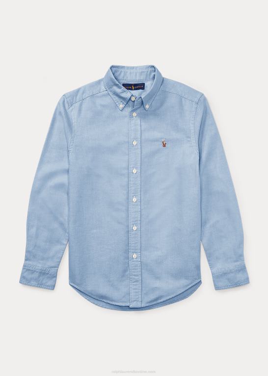blå børn Ralph Lauren den ikoniske oxford-skjorte Z426B6068