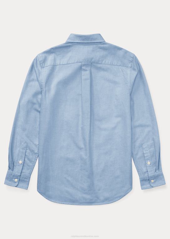 blå børn Ralph Lauren den ikoniske oxford-skjorte Z426B6068