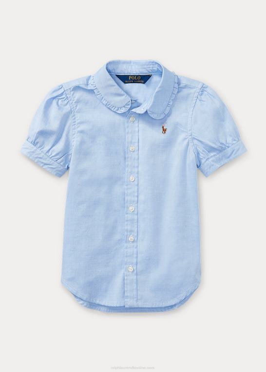 blå børn Ralph Lauren oxford skjorte Z426B6922