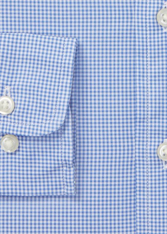 blå multi børn Ralph Lauren skjorte i slim fit gingham bomuld Z426B5817