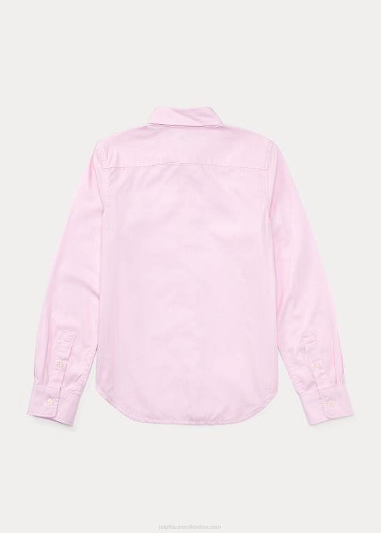 deco pink børn Ralph Lauren oxford skjorte i bomuld Z426B7249