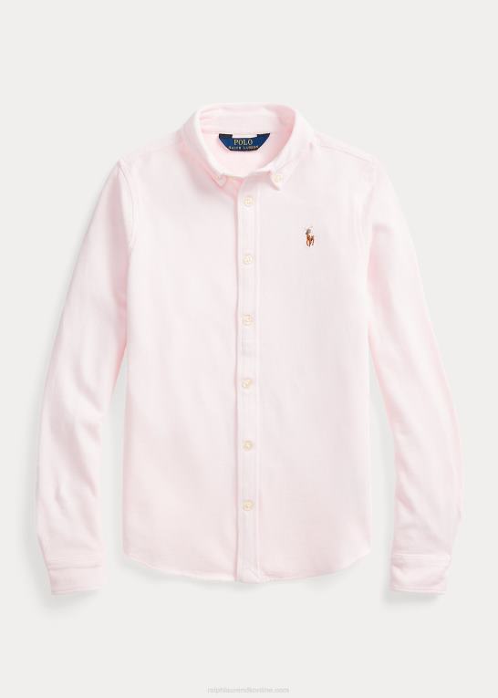deco pink børn Ralph Lauren strik oxford skjorte Z426B7551