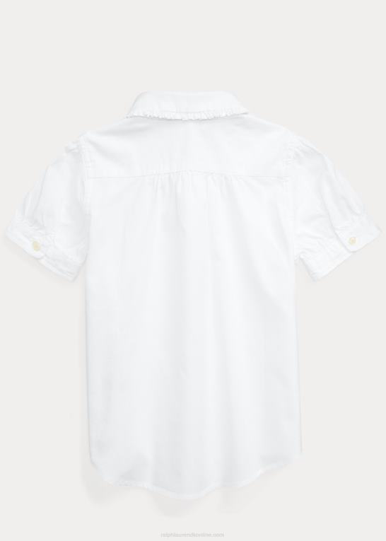 hvid børn Ralph Lauren oxford skjorte Z426B6923