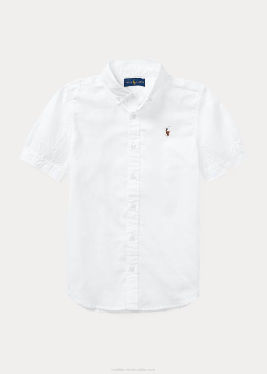 hvid børn Ralph Lauren oxford skjorte Z426B7238