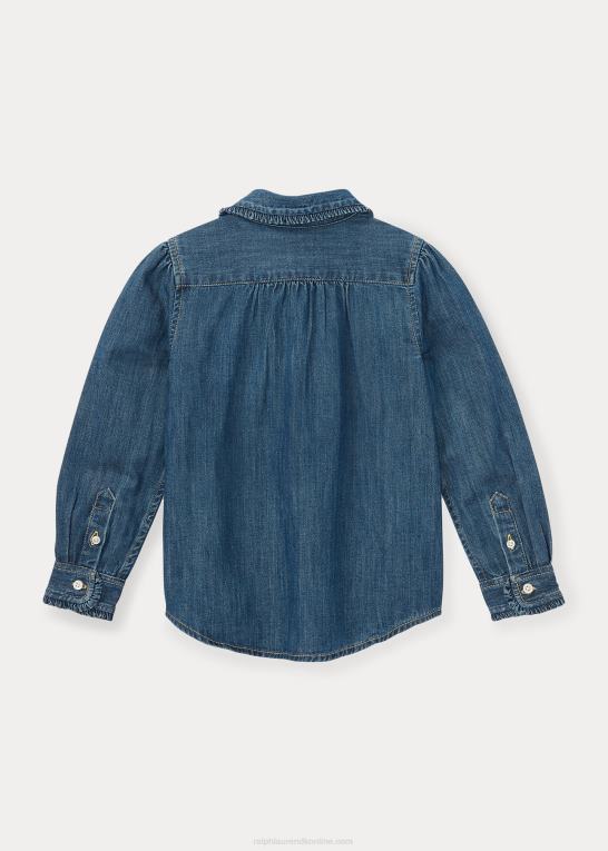indigo børn Ralph Lauren denimskjorte i bomuld Z426B6931