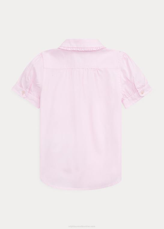 lyserød børn Ralph Lauren oxford skjorte Z426B6921