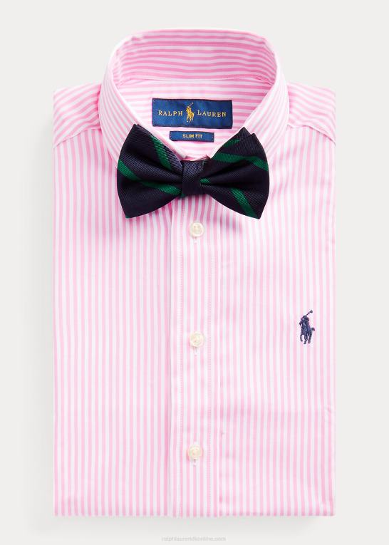 lyserød multi børn Ralph Lauren slim fit stribet bomuldsskjorte Z426B5790