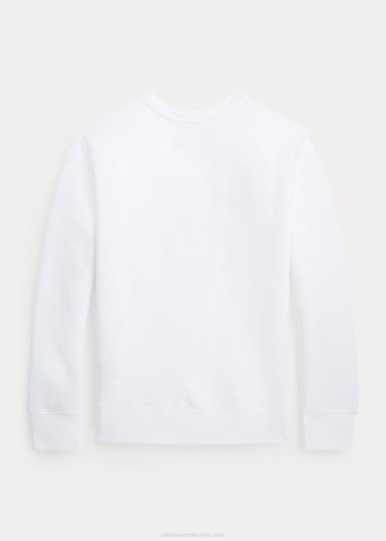 hvid børn Ralph Lauren logo tie-dye-print fleece sweatshirt Z426B6675