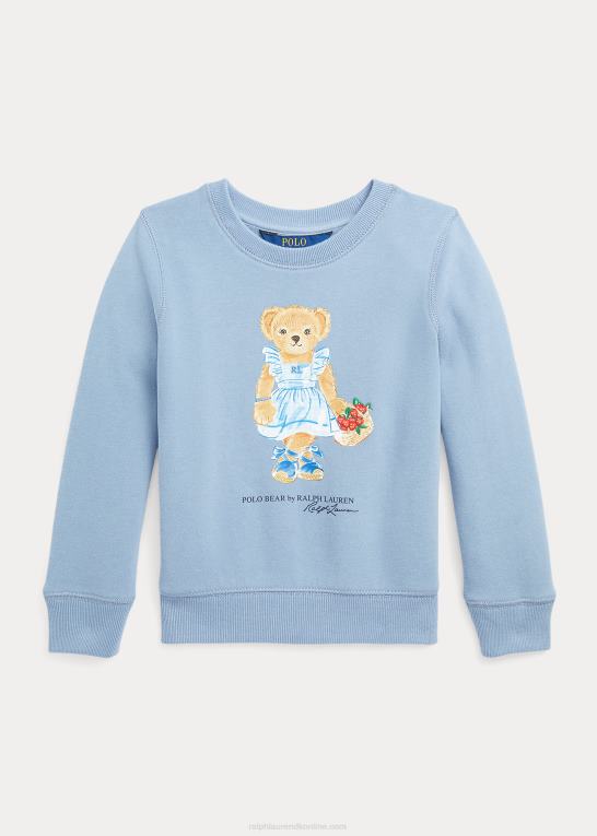 kanal blå børn Ralph Lauren polo bear fleece sweatshirt Z426B6808