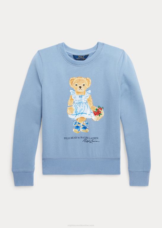 kanal blå børn Ralph Lauren polo bear fleece sweatshirt Z426B7054