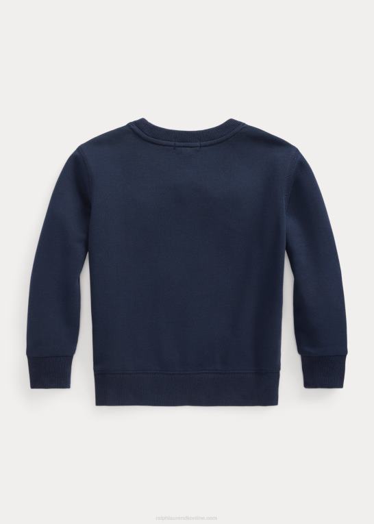 krydstogtflåde børn Ralph Lauren fleece sweatshirt med logo Z426B9910