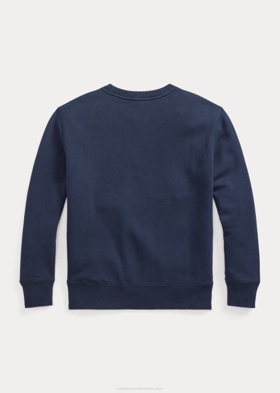 krydstogtflåde børn Ralph Lauren fleece sweatshirt med logo Z426B9925