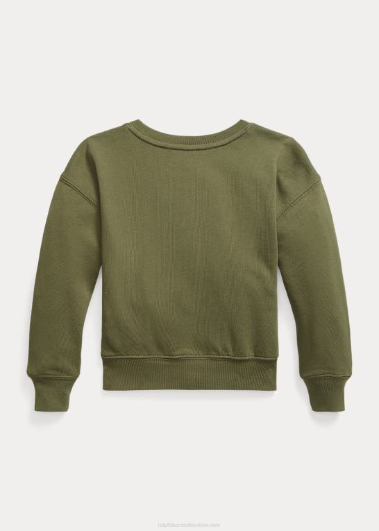 mørk salvie børn Ralph Lauren logo spa terry sweatshirt Z426B9949