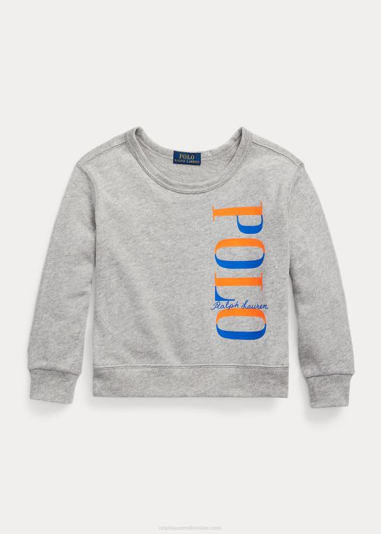 og over lyng børn Ralph Lauren logo spa terry sweatshirt Z426B6430