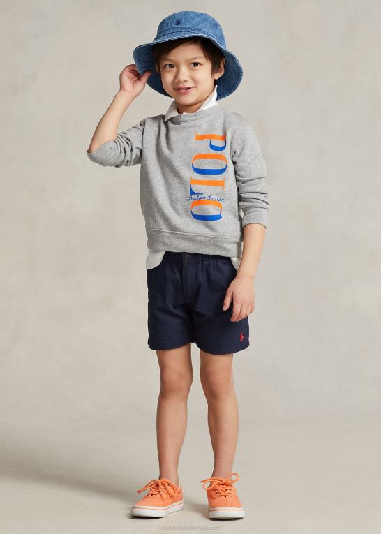 og over lyng børn Ralph Lauren logo spa terry sweatshirt Z426B6430