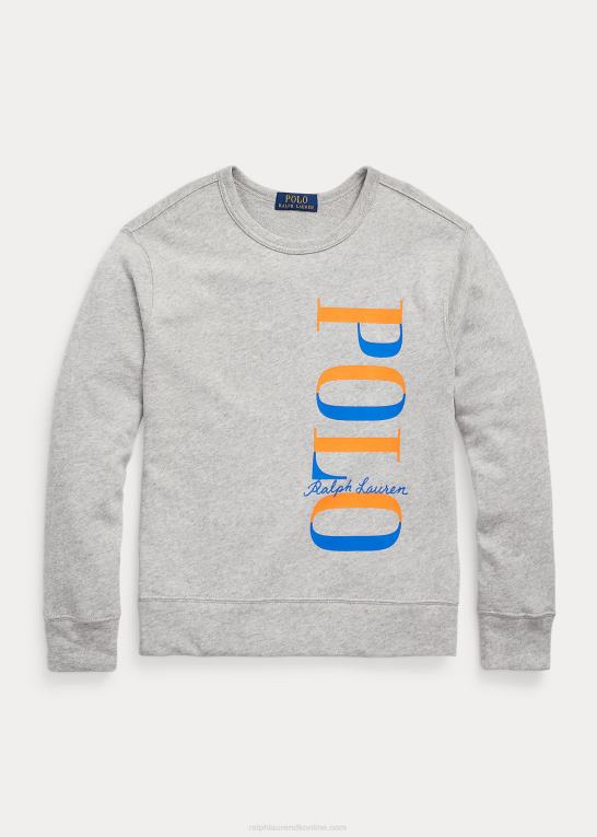 og over lyng børn Ralph Lauren logo spa terry sweatshirt Z426B6611