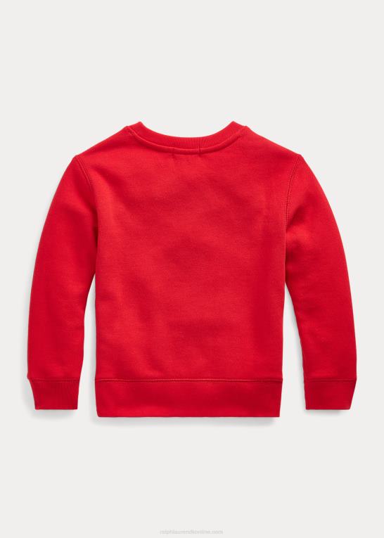 rl 2000 rød børn Ralph Lauren fleece sweatshirt Z426B5929