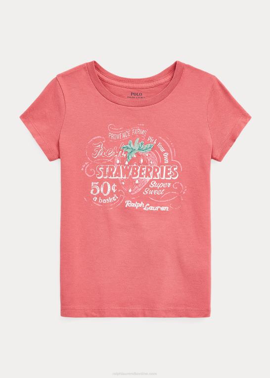 adirondack bær børn Ralph Lauren grafisk t-shirt i bomuldsjersey Z426B6820