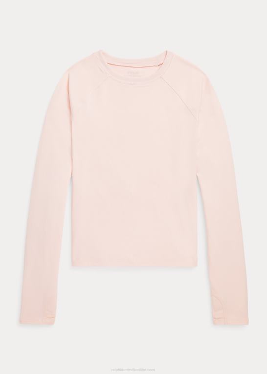 akacie lyserød børn Ralph Lauren jersey langærmet t-shirt i stretch Z426B7618