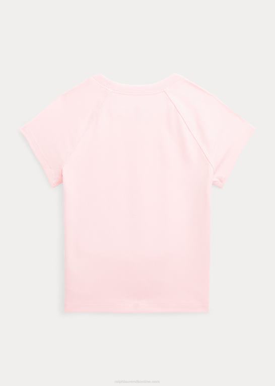 akacie lyserød børn Ralph Lauren stretch jersey t-shirt Z426B7448