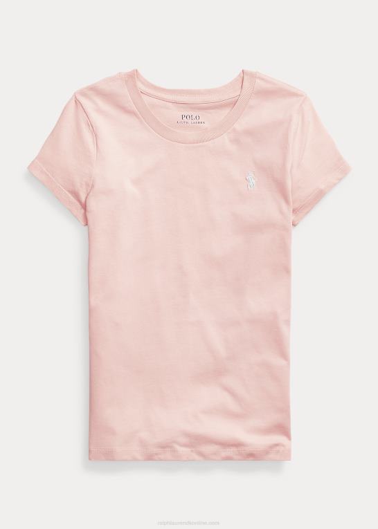 antydning af pink børn Ralph Lauren T-shirt i bomuldsjersey Z426B7222
