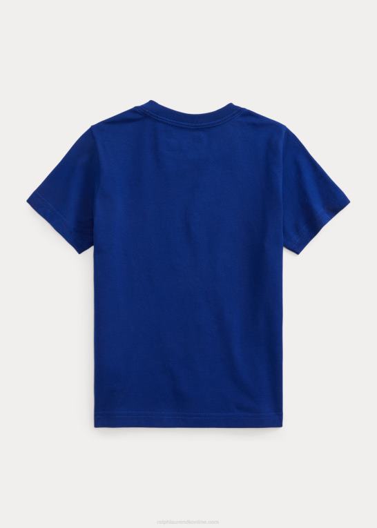 arv royal børn Ralph Lauren farveskiftende T-shirt i bomuldsjersey Z426B9784