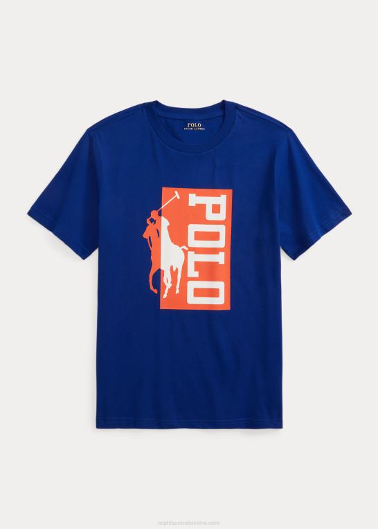arv royal børn Ralph Lauren farveskiftende T-shirt i bomuldsjersey Z426B9822