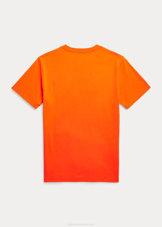 børn Ralph Lauren grafisk t-shirt i bomuldsjersey Z426B6133