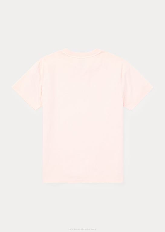 børn Ralph Lauren pink pony live love t-shirt Z426B6304
