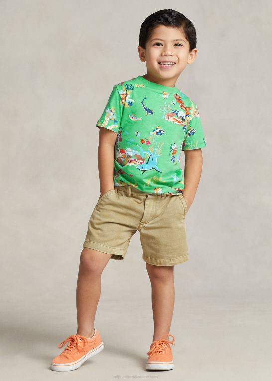 bearwaiian klassisk kelly børn Ralph Lauren polo bear bomuldsjersey t-shirt Z426B5654