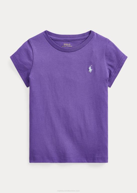 binde lilla børn Ralph Lauren T-shirt i bomuldsjersey Z426B6911