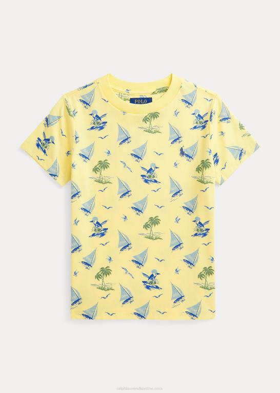 bristol gul børn Ralph Lauren polo bear bomuldsjersey t-shirt Z426B5753