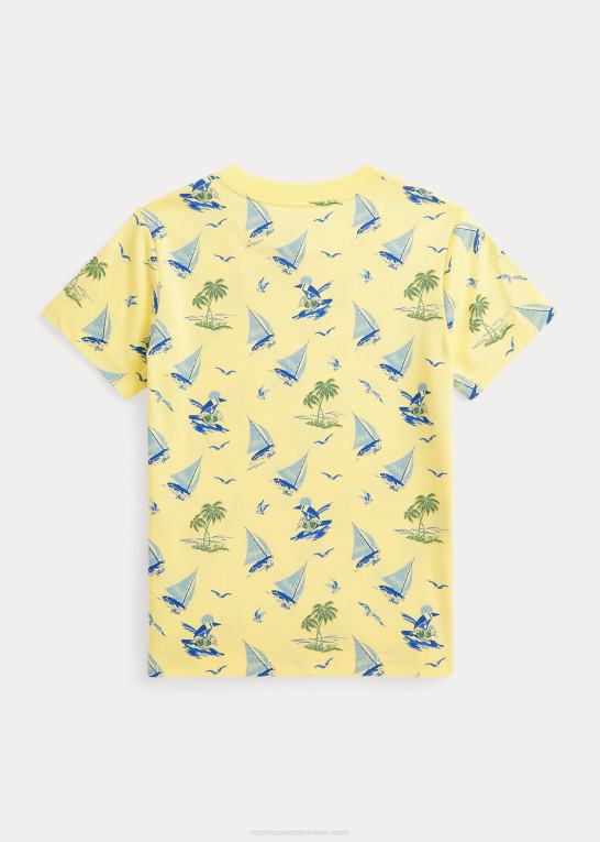 bristol gul børn Ralph Lauren polo bear bomuldsjersey t-shirt Z426B5753