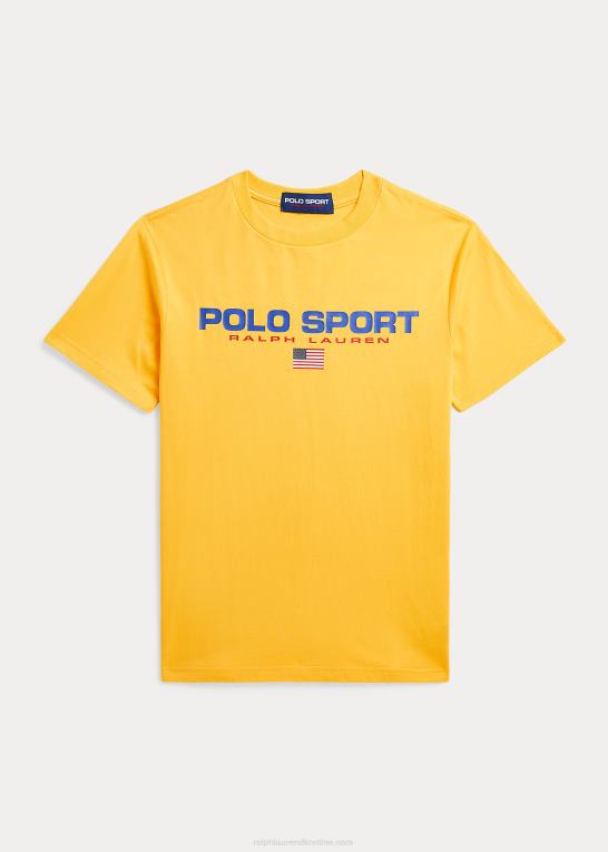 gul storm børn Ralph Lauren polo sport bomuldsjersey t-shirt Z426B6134