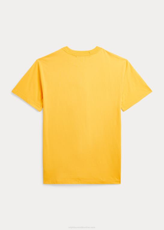 gul storm børn Ralph Lauren polo sport bomuldsjersey t-shirt Z426B6134